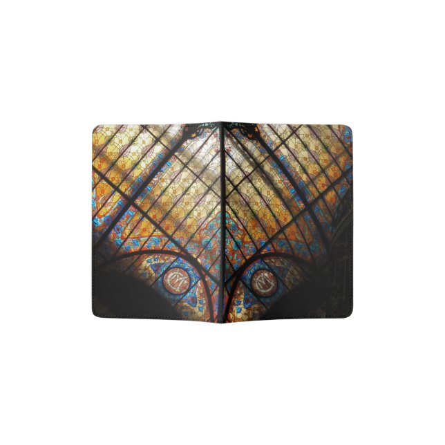 Stained Glass Ceiling Passport Cover (Opened)