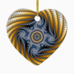 Stained Glass Ceramic Ornament
