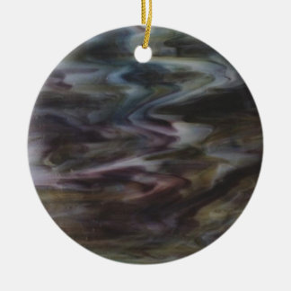 Stained Glass Ceramic Ornament