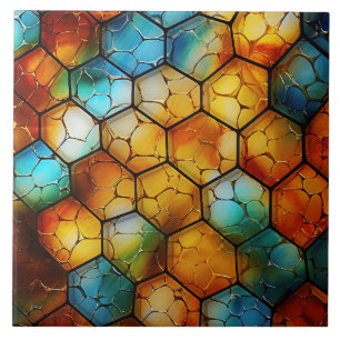 Stained Glass Ceramic Tile