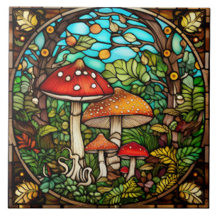 Stained Glass Ceramic Tile