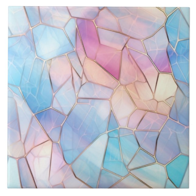 Stained Glass Ceramic Tile (Front)