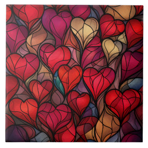 Stained Glass Ceramic Tile