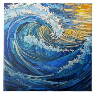 Stained Glass Ceramic Tile