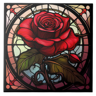 Stained Glass Ceramic Tile