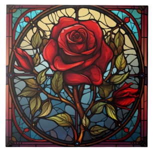 Stained Glass Ceramic Tile
