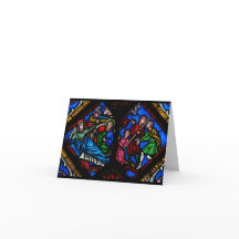 Stained Glass Christmas Card
