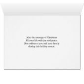 Stained Glass Christmas Card (Inside Horizontal (Bottom))