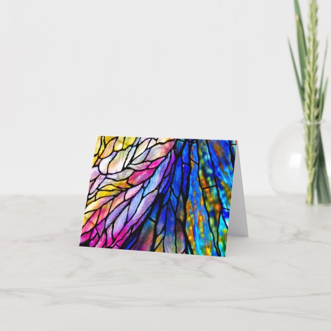 Stained Glass Christmas Card (Front)