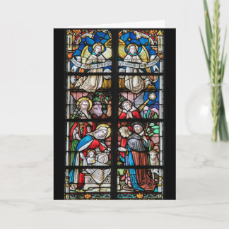 Stained Glass Christmas Card