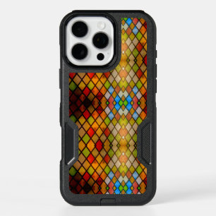 Stained Glass Church Window Pattern iPhone 16 Pro Max Case