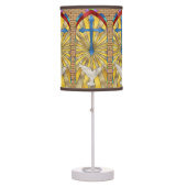 Stained Glass Church Windows Table Lamp (Front)