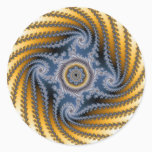Stained Glass Classic Round Sticker