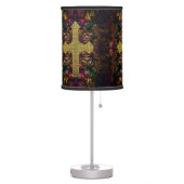 Stained Glass Cross Art Table Lamp (Left)
