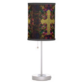 Stained Glass Cross Art Table Lamp (Right)
