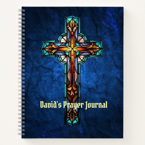 Stained Glass Cross Prayer Journal