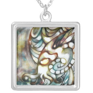 Stained Glass Cthulhu Pendant