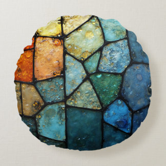 Stained glass cushion