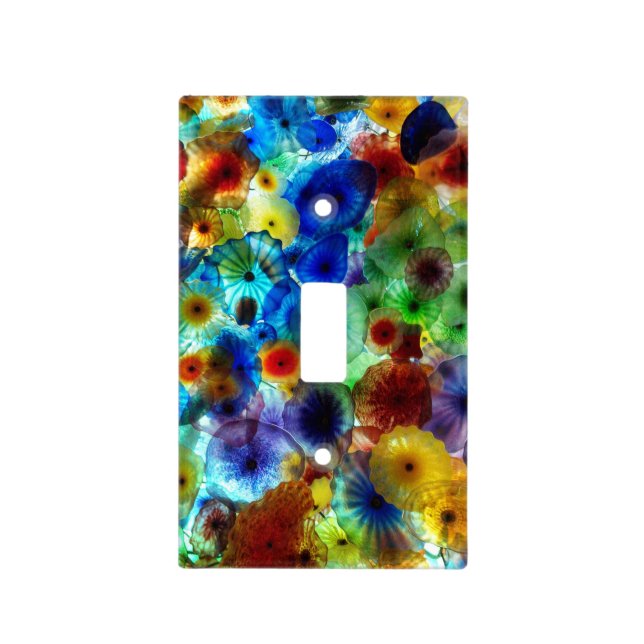 Stained Glass designs light switch covers custom (Front)