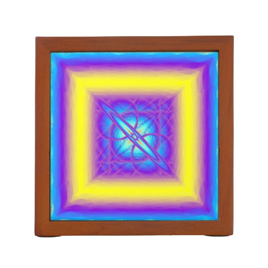 Stained Glass Desk Organizer Zazzle Com