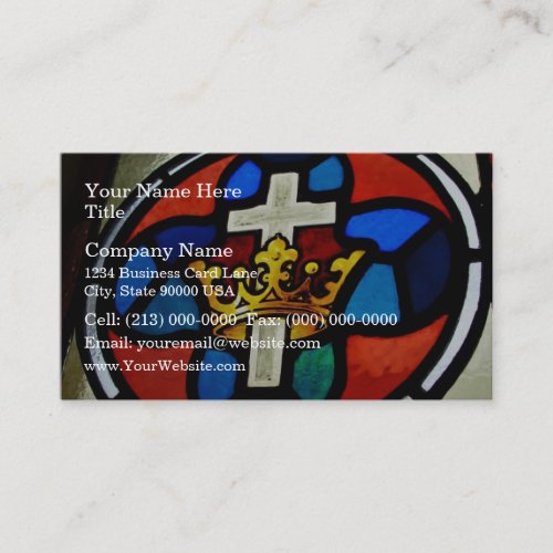 Stained Glass detail Business Card