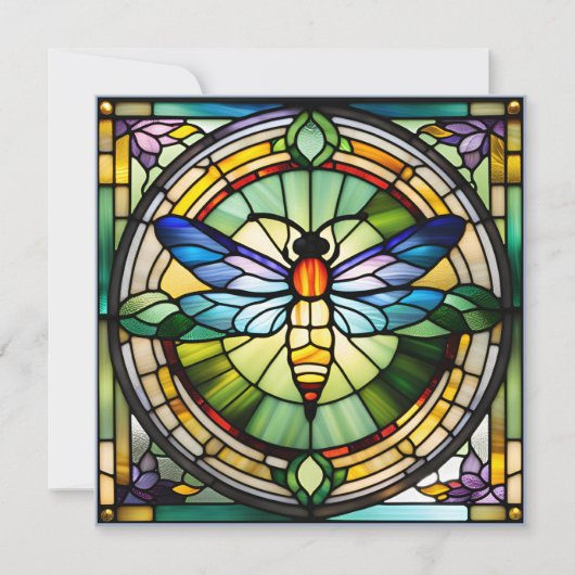 Stained Glass Dragonfly (Front)