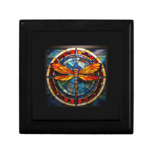 stained glass dragonfly planner gift box