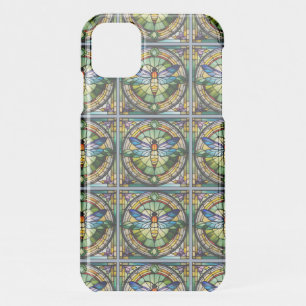 Stained Glass Dragonfly iPhone 11 Case