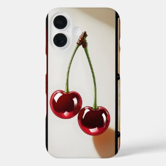 Stained Glass Effect Cherry Unique Fruit