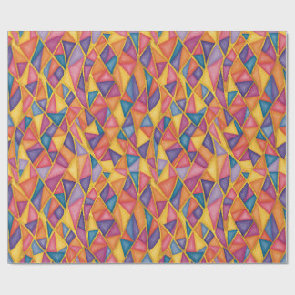 Stained Glass Effect Rainbow Wrapping Paper