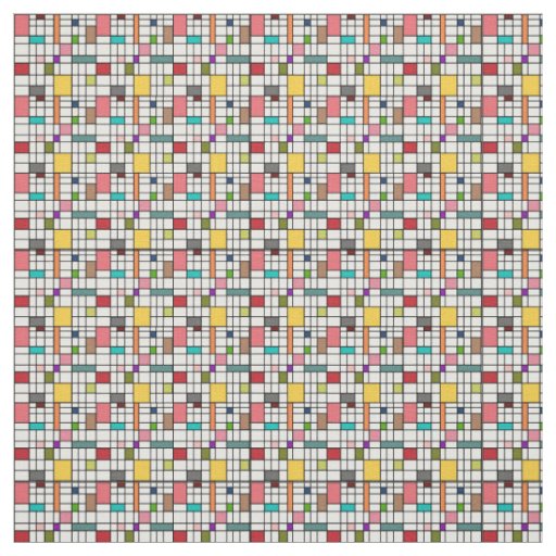 Stained Glass  Fabric