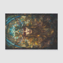 Stained Glass Fairy Lady