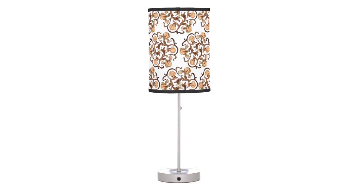 Stained Glass Flower Design - Standing Lamp 1 | Zazzle