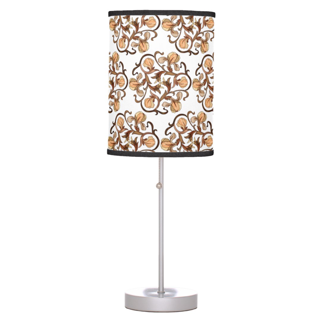 Stained Glass Flower Design - Standing Lamp 1 | Zazzle