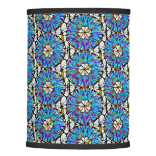 Stained Glass Flower Lampshade