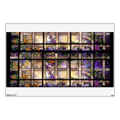 Stained Glass Garden Wall Decal