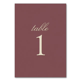 Stained Glass Garden Wedding TA Table Number