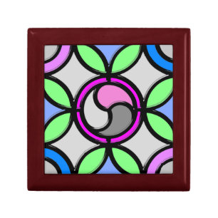 STAINED GLASS GIFT BOX