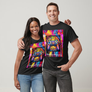 Stained Glass Graffiti Gamer T-Shirt