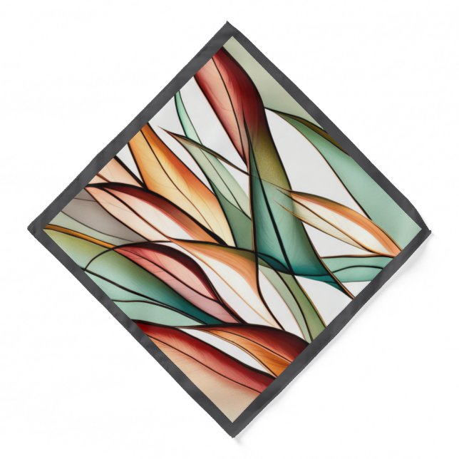 Stained-Glass Grass Bandana (Front)