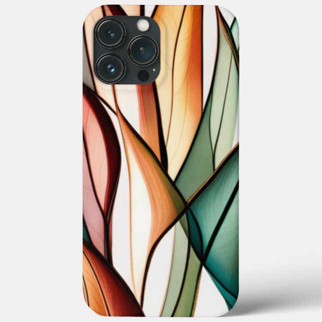 Stained-Glass Grass Case-Mate iPhone Case (Back)