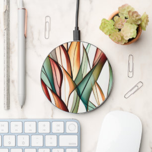 Stained-Glass Grass Wireless Charger