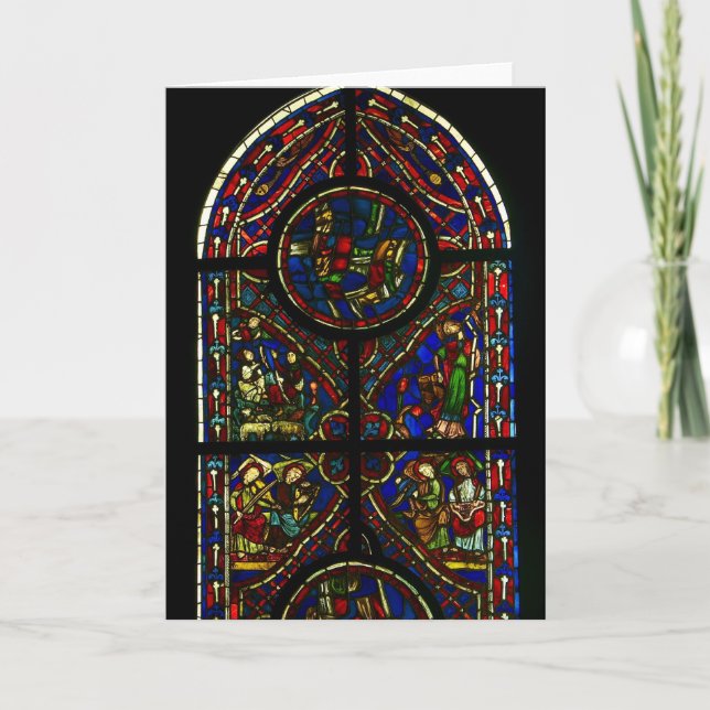 Stained Glass Greeting Card (Front)