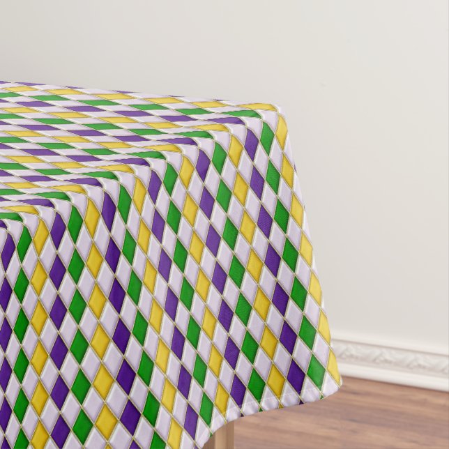 Stained Glass Harlequin Tablecloth (In Situ)