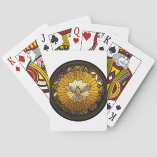 Stained Glass Holy Spirit Playing Cards