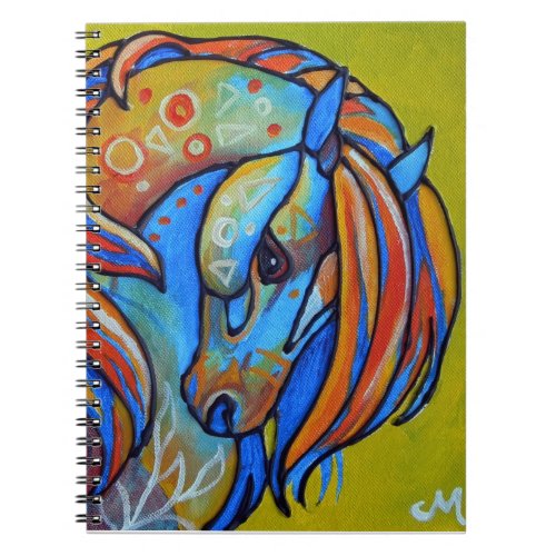 Stained Glass Horse 1 Notebook