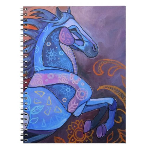 Stained Glass Horse 2 Notebook
