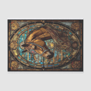 Stained Glass Horse Tissue Paper