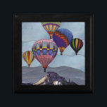 Stained glass hot air balloons gift box<br><div class="desc">Stained glass hot air balloons</div>