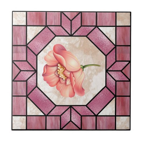 Stained Glass IMAGE Tile Design